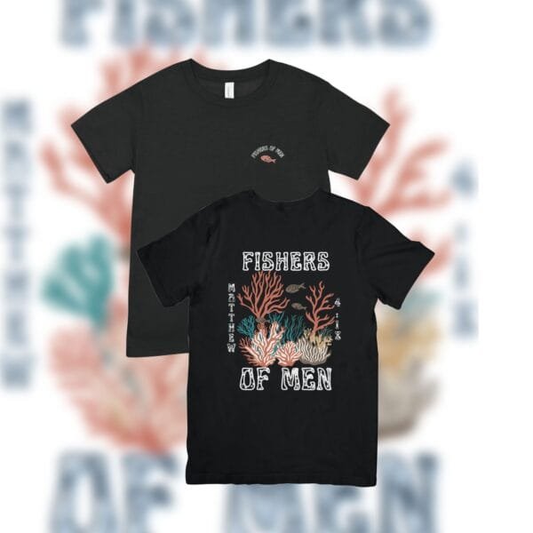 Fishers of Men light Tshirt - Image 2